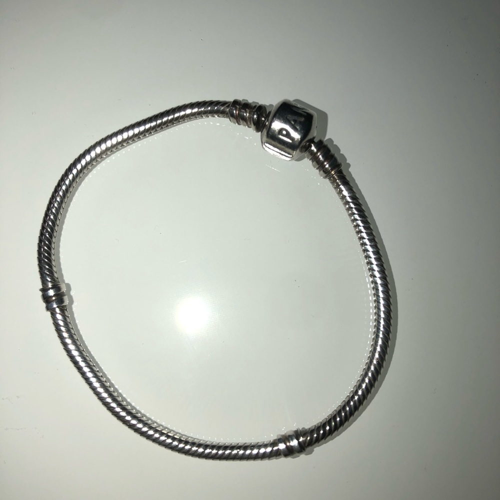 Silver Pandora Moments Snake Chain Bracelet